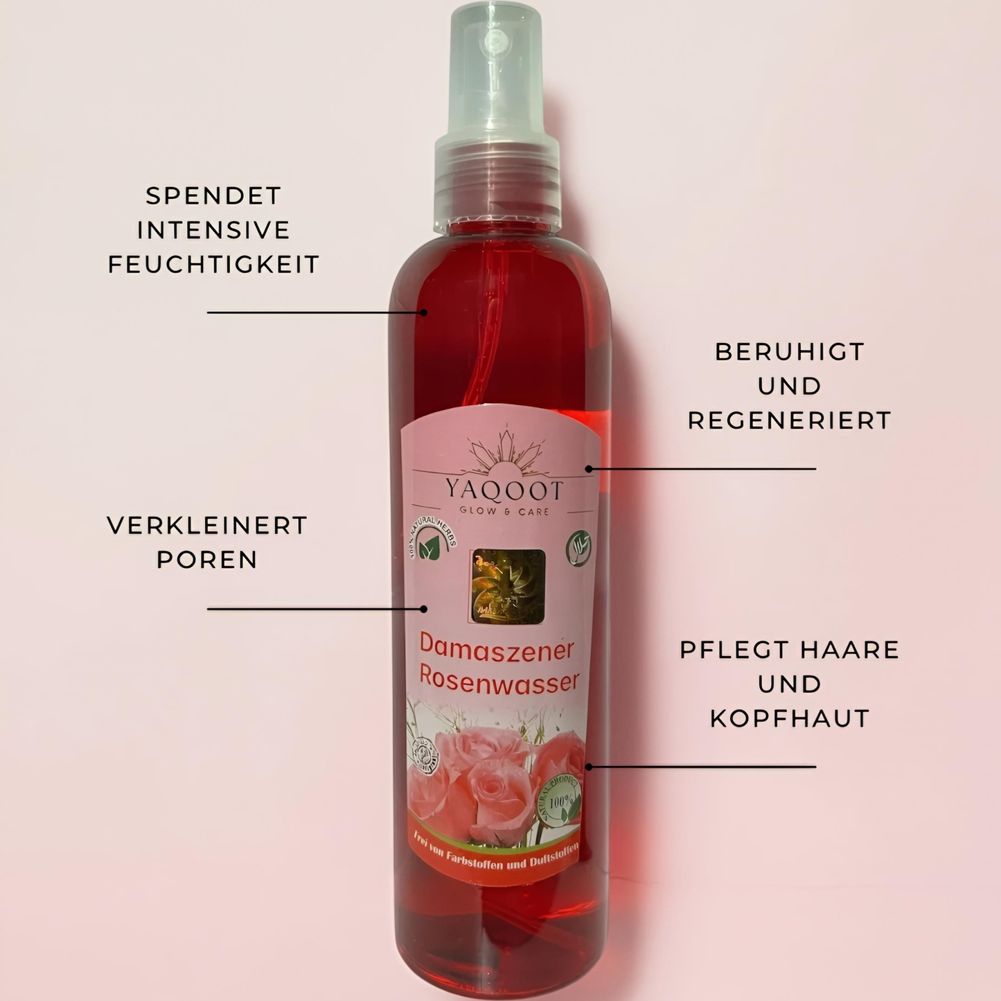 Damaszener Rosenwasser 250ML