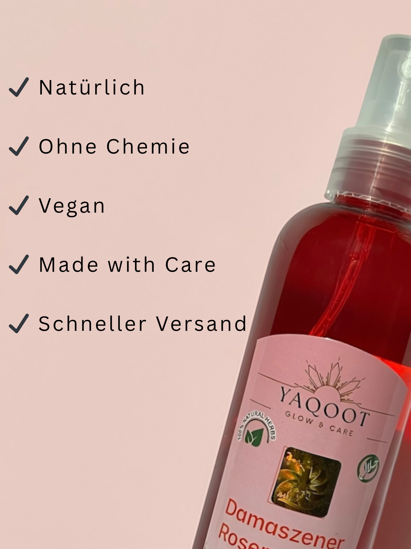 Damaszener Rosenwasser 250ML